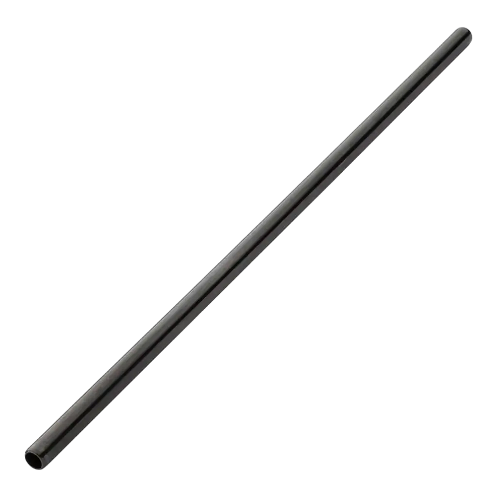 [270100] PAILLE DROITE 20CM EN PAPIER (NOIRE) DIAM 6MM PAQUET 250