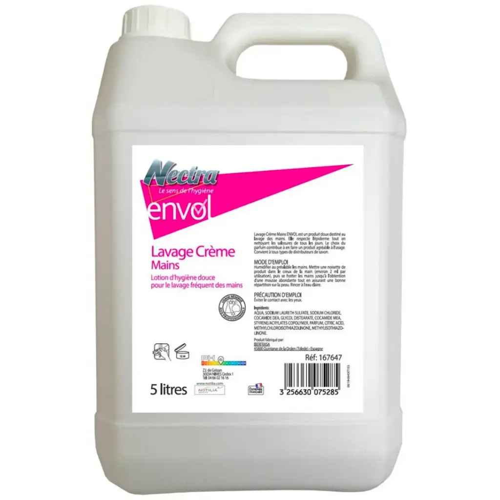 Crème lavante mains parfumée 5L