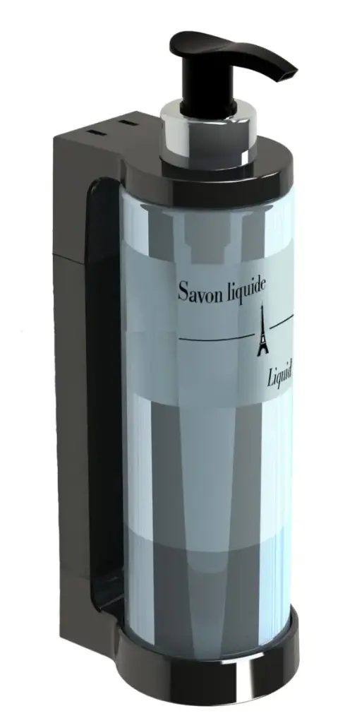 DISTRIBUTEUR SAVON ISISS NOIR JVD