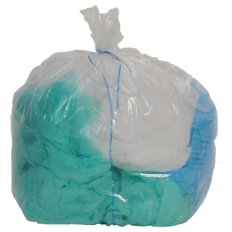 Sacs 130L transparent 42µ (Carton de 100)