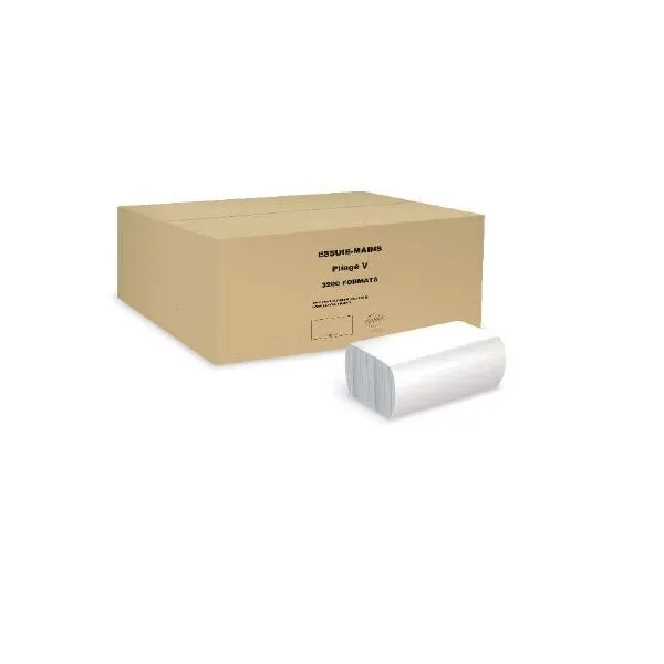 EM plié V 21x23 3200f 2 plis - LUCART (36 pqts)