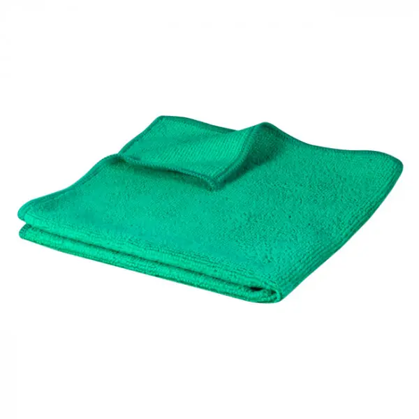 Lavette micro-fibre "tricot soft" verte 40 x 40