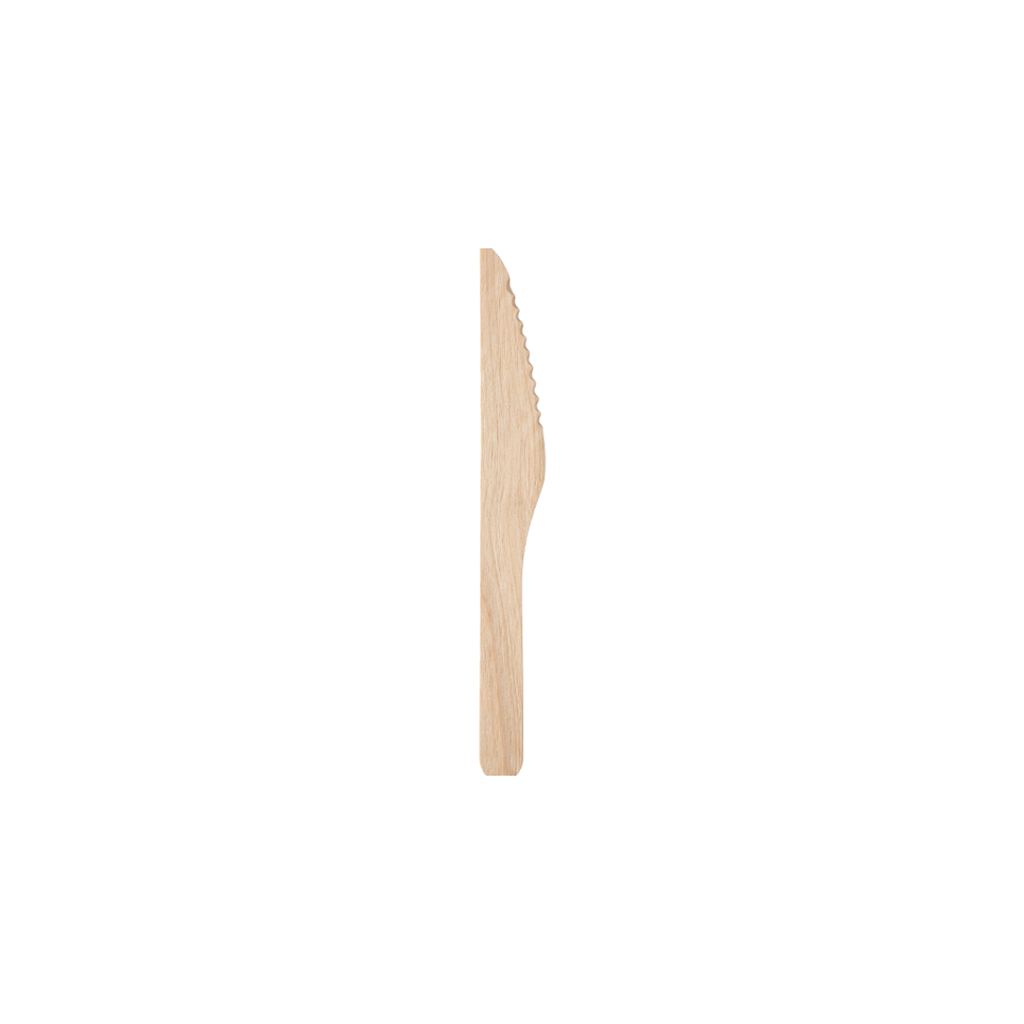[300002] Couteau en bois 16cm – Sachet de 100