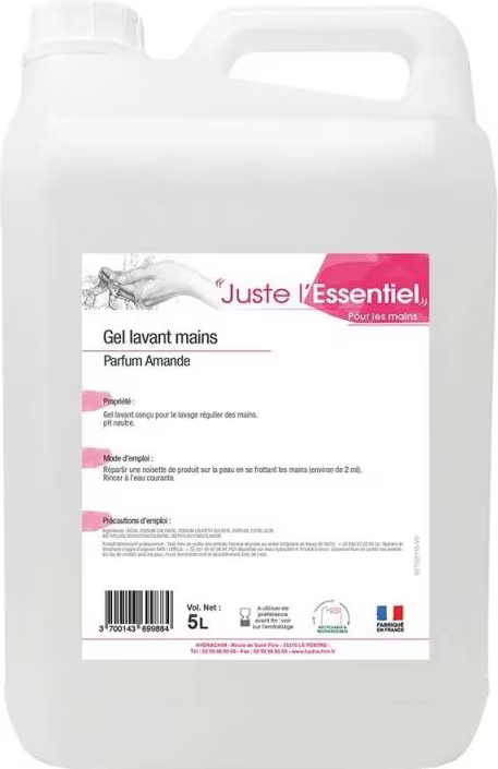 LOTION LAVANTE MAINS - LES ESSENTIELS - 5L (4X5L)