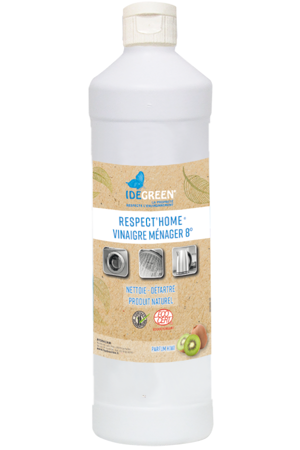 IDEGREEN - VINAIGRE MÉNAGER 8° PARFUM KIWI - ECODETERGENT ECOCERT