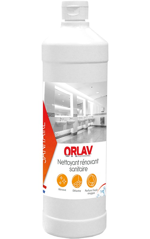 ORLAV - NETTOYANT RENOVANT SANITAIRE (ACIDE) - 5L
