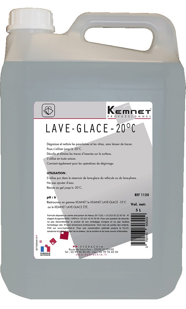 KEMNET PROFESSIONNEL - LAVE-GLACES - 20 °C - 5L