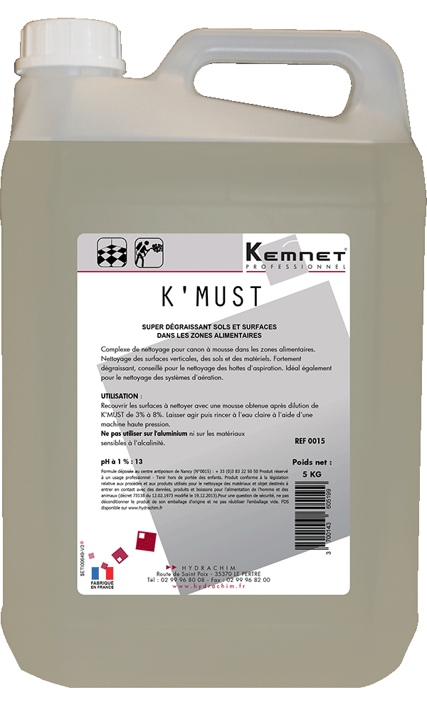 KEMNET PROFESSIONNEL - K MUST - 22 KG