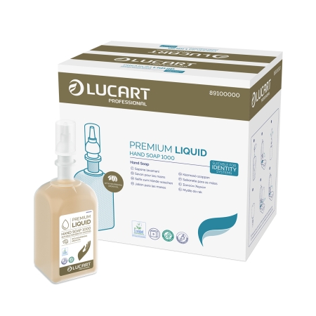 Recharge Identity Premium crème lavante 1000 ml camélia (colis 6) - LUCART